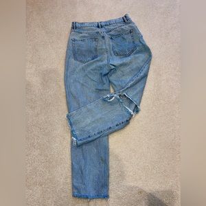 PacSun Light Blue Distressed Mom Jeans